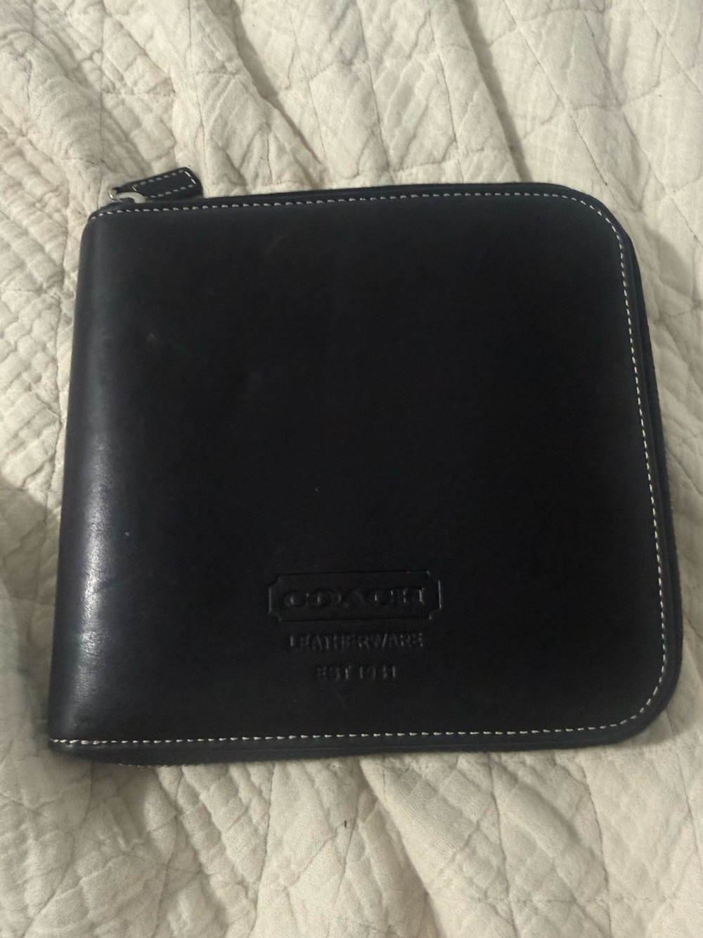 Vintage Black coach cd case